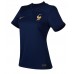 Camisa de Futebol França Raphael Varane #4 Equipamento Principal Mulheres Mundo 2022 Manga Curta